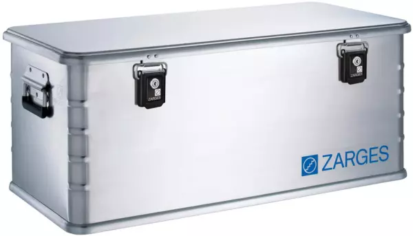 Alu-Transportbox,HxLxB 330x 800x400mm,81l,alu-natur,Wände geschlossen