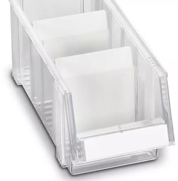 Querteiler,f. transparente Sichtlagerkästen mit HxB 156x186mm,Stahlblech,grau