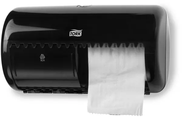 Toilettenpapierspender,HxBxT 158x286x153mm,f. 2 Rolle(n), Gehäuse Kunststoff
