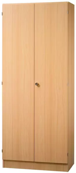armadio con ante a battenti per ufficio,AxlxP 2004x800x 420mm,4xripiano in legno