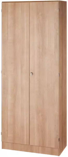armadio con ante a battenti per ufficio,AxlxP 2004x800x 420mm,5xripiano in legno