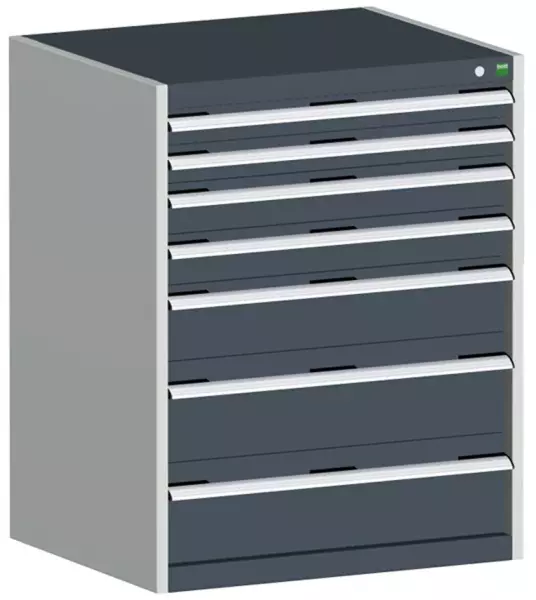 armoire à tiroirs,HxlxP 1000x 800x750mm,7tiroir(s),a. extension charges lourdes