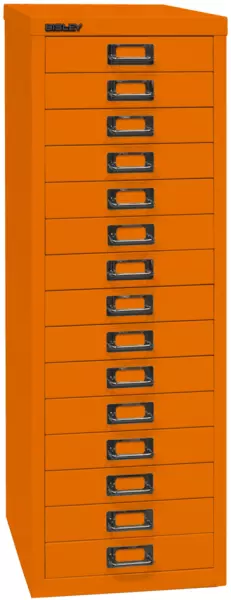 armadio con cassetti per ufficio,AxlxP 860x279x380mm, 15cassetto(i)