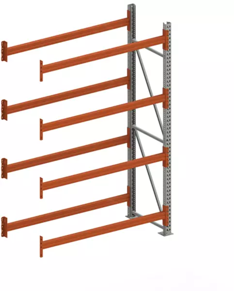 Weitspannregal,Anbaufeld,HxBxT 2700x1825x800mm,Fachl. 1800kg, 4xTraversen