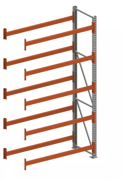 Weitspannregal,Anbaufeld,HxBxT 3300x1825x800mm,Fachl. 1800kg, 5xTraversen