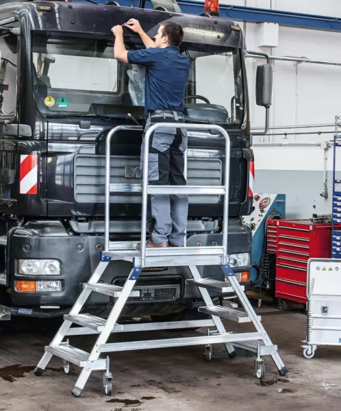 Überstiege fahrbar ZARGES