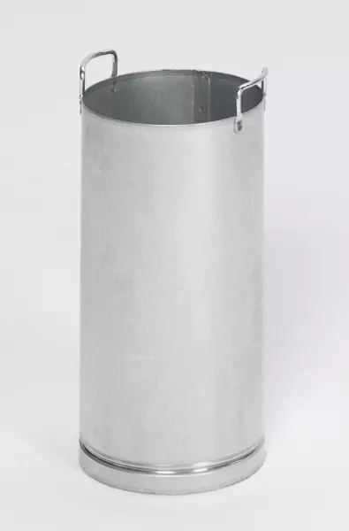 Innenbehälter,f. Kombiascher HxØ 660x230mm,16,7l,Stahl verzinkt