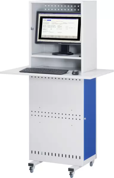 PC-Schrank,HxBxT 1725x975x 610mm,Monitorfach,Arbei- tsplatte,Schrank,Fach