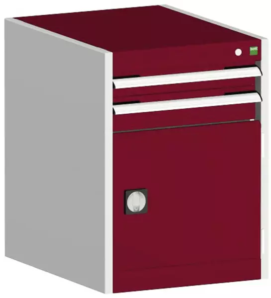 armoire à tiroirs,HxlxP 700x 525x525mm,2tiroir(s),a. char- ges normales