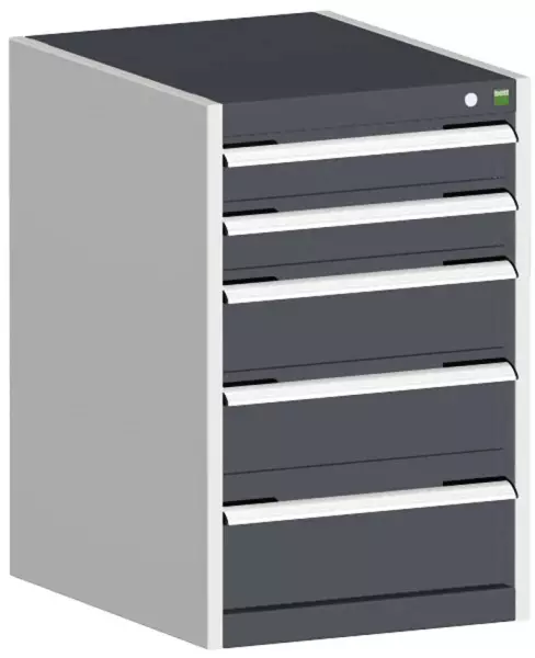 armoire à tiroirs,HxlxP 800x 525x650mm,5tiroir(s),a. charges normales