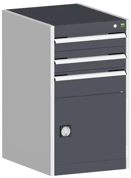 Schubladenschrank,HxBxT 900x 525x525mm,3 Schublade(n),m. Normallastauszug