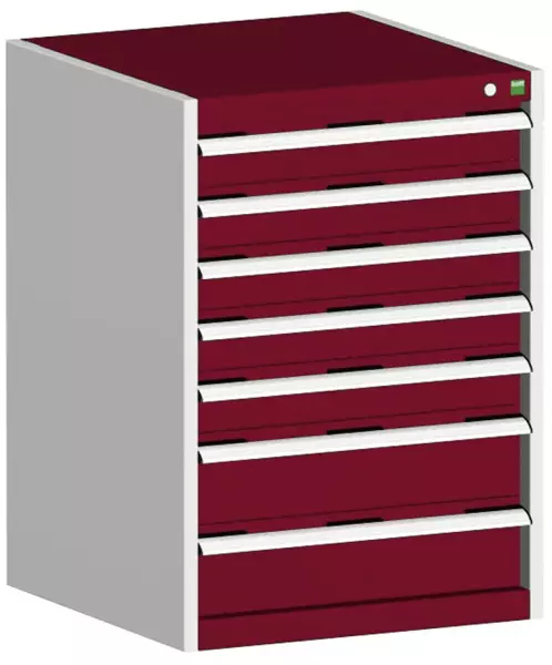 armoire à tiroirs,HxlxP 900x 650x525mm,7tiroir(s),a. char- ges normales
