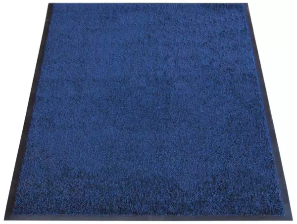 Waschbare Schmutzfangmatte,f. innen,LxB 1500x850mm,blau