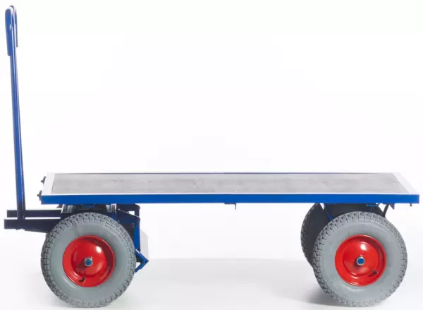 Handpritschenwagen,Tragl. 1000kg,Ladefl. LxB 1600x800mm, Siebdruckplatte