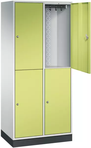 armoire vestiaire grand volume,RAL7035/RDS1108060, HxlxP 1950x820x500mm