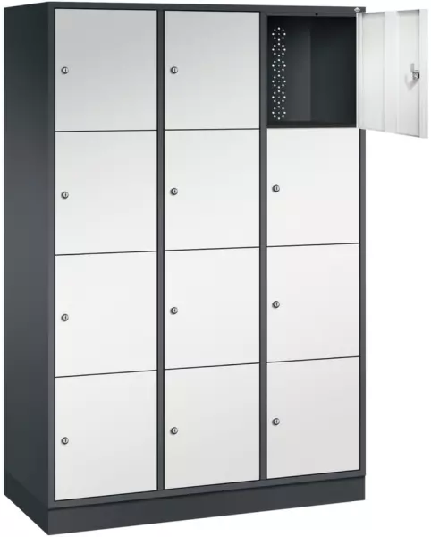 armoire multicases grand volume,RAL7021/RAL7035,HxlxP 1950x1220x500mm
