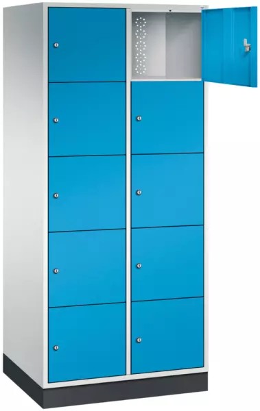 armoire multicases grand volume,RAL7035/RAL5012,HxlxP 1950x820x600mm