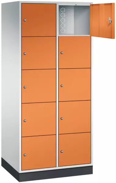 armoire multicases grand volume,RAL7035/RAL2000,HxlxP 1950x820x600mm