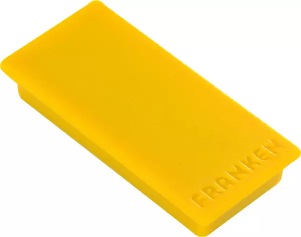 magnete,c. protezione anti- graffio,Axl 23x50mm,giallo, forza di adesione 1kg