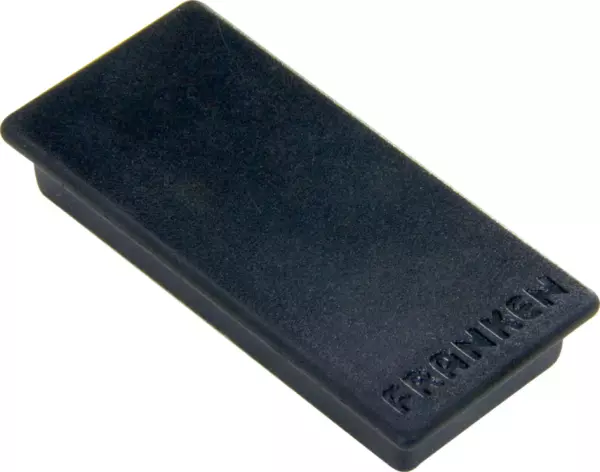 magnete,c. protezione anti- graffio,Axl 23x50mm,nero,forza di adesione 1kg