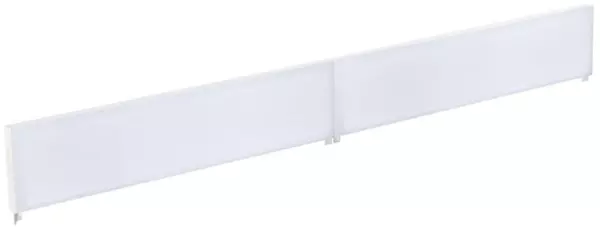 Tischtrennwand,HxBxT 330x1400x 40mm,Wand Stoff,weiß
