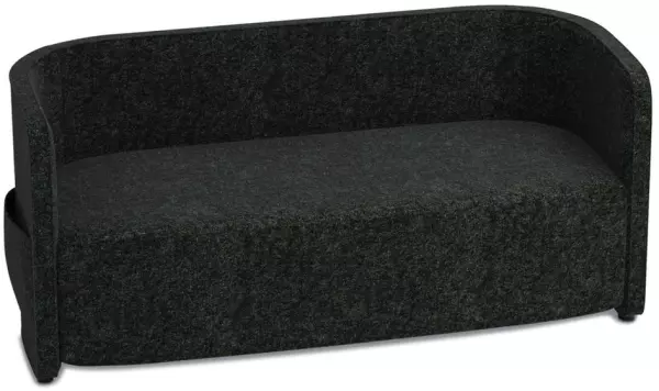 Sofa,2-Sitzer,Stoff anthrazit, HxBxT 760x1570x760mm,2 Sei- tentaschen
