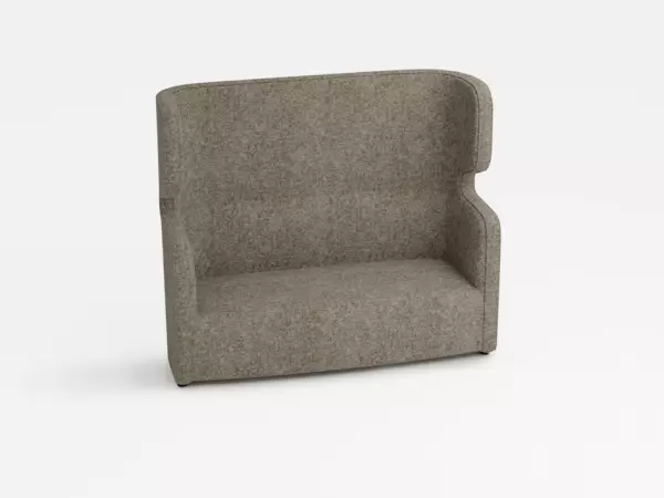 Sofa,2-Sitzer,schallabsorbie- rend,Stoff beige,HxBxT 1330x 1570x760mm