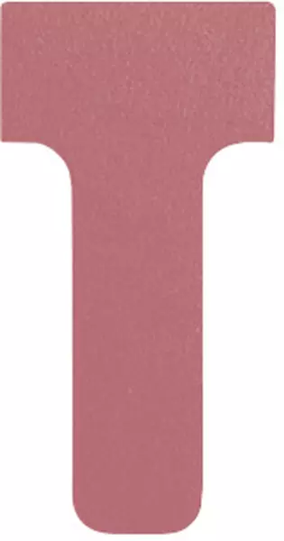 targhetta scrivibile,forma a T,Lxl 55x30mm,cartone,rosa