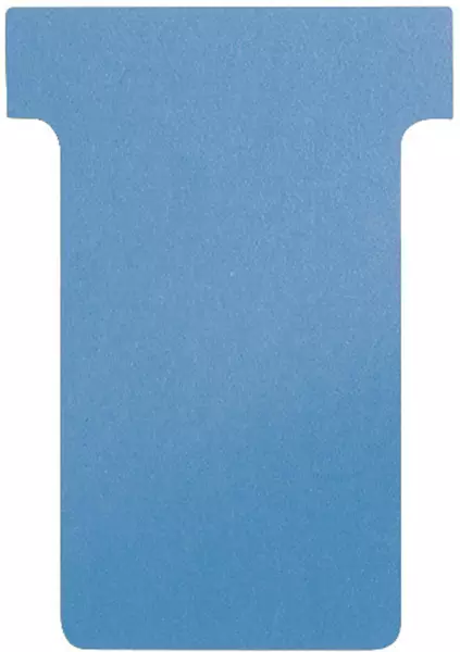 Beschriftungsschild,T-Form,LxB 85x60mm,Karton,blau