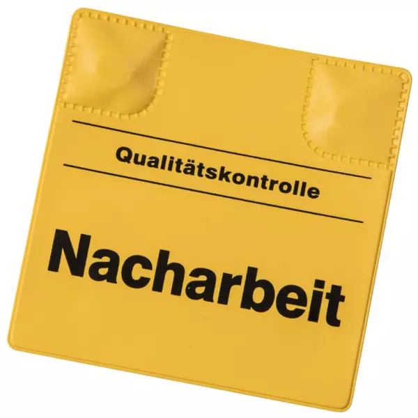 magnetisches Kennzeichnung- spad,LxB 110x110mm,gelb,Na- charbeit
