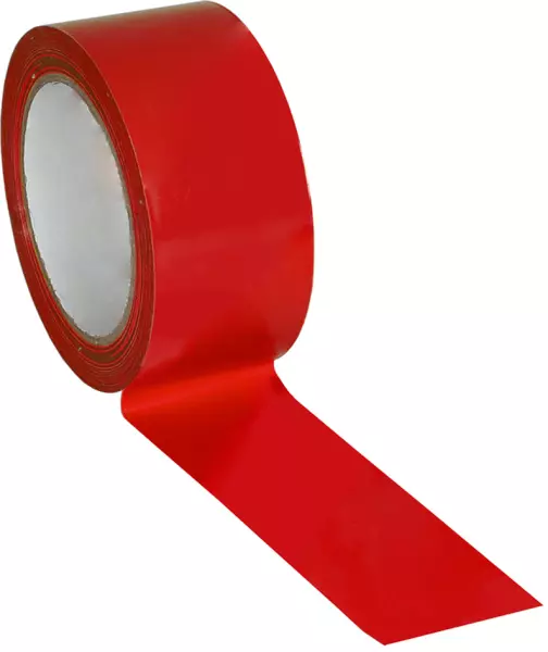 Bodenmarkierungsband,PVC,rot, Band LxB 10mx50mm