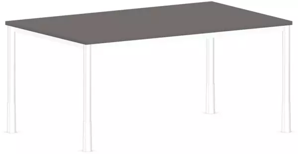 scrivania ad altezza regola- bile,AxlxP 720-840x1600x 1000mm,BZ-grigio