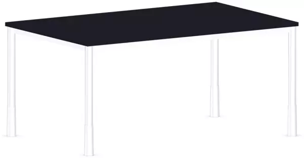scrivania ad altezza regola- bile,AxlxP 720-840x1600x 1000mm,pannello legno,CC-nero