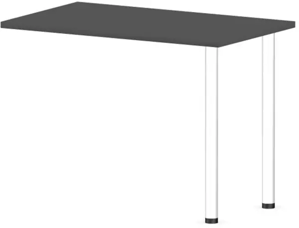 tavolo annesso regolabile in altezza,AxlxP 720-840x1000x 600mm,MS-grigio scuro