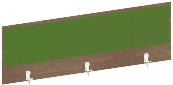 Thekenblende,f. Schreibtisch, Anbau hinten,B 1400mm,NT- Cherry,BN7048-grün