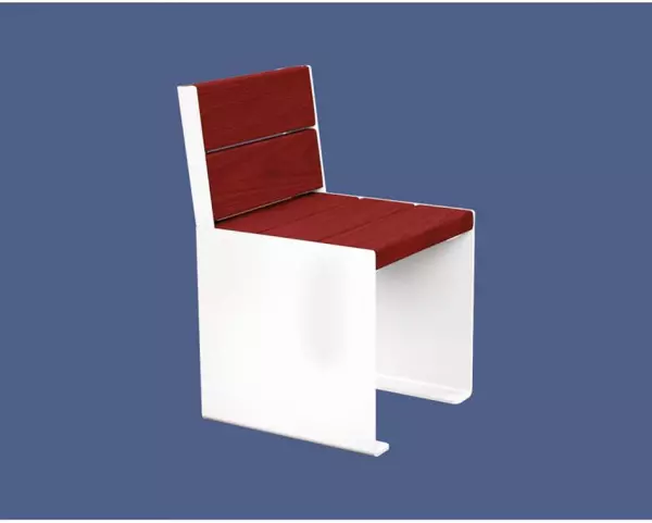 Stuhl,B 450mm,3 Latten,Holz- Sitz Mahagoni,Sitz H 450mm, Holz-Rücken Mahagoni