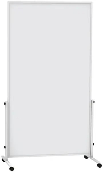 Mobiles Whiteboard,H 1894mm, Tafel HxB 1800x1000mm,kunst- stoffbeschichtet