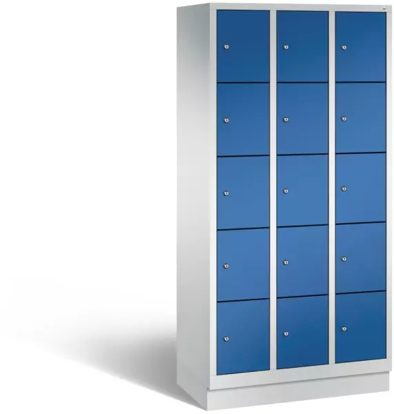 armoire multicases,HxlxP 1800x 900x500mm,corps RAL7035,façade RAL5010