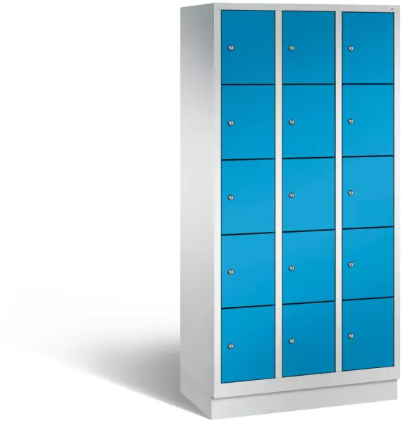 armoire multicases,HxlxP 1800x 900x500mm,corps RAL7035,façade RAL5012