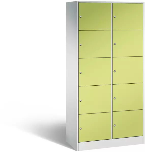 armoire multicases,HxlxP 1950x 900x480mm,corps RAL7035,façade RDS1108060