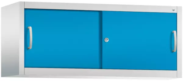 armoire superposable,corps RAL7035,façade RAL5012