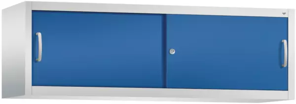 armoire superposable,corps RAL7035,façade RAL5010