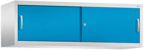 armoire superposable,corps RAL7035,façade RAL5012