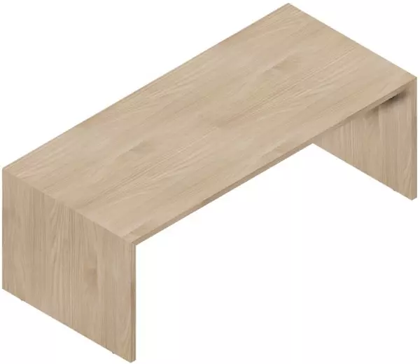 Schreibtisch,HxBxT 730x2000x 900mm,Platte Holz,Dekor Platte Ulme