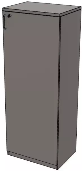 armadio con ante a battenti per ufficio,AxlxP 1545x600x 445mm,4 AR,BZ-grigio