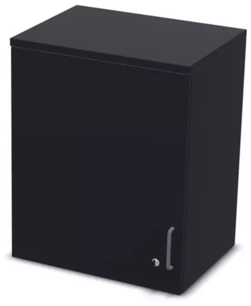 Aufsatzschrank,f. Büro-Flü- geltürenschrank,HxBxT 740x600x 445mm,CC-schwarz