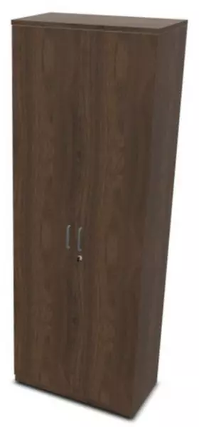 armoire à portes battantes de bureau,HxlxP 2225x800x445mm,6 HC,NV brun caryer