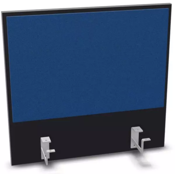Aufsatz-Paneel,f. Schreibti- sch,Anbau hinten,B 600mm,CC- schwarz,BN6016-blau