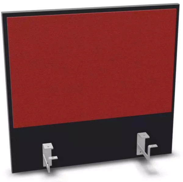 Aufsatz-Paneel,f. Schreibti- sch,Anbau hinten,B 600mm,CC- schwarz,BN4011-rot