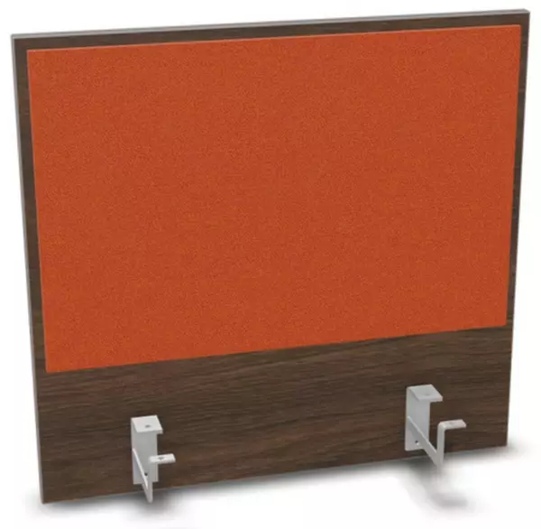 Aufsatz-Paneel,f. Schreibti- sch,Anbau hinten,NV Braun Hickory,BN3012-orange